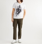 Alexander McQueen - Printed Cotton-Jersey T-Shirt - White