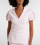 Safiyaa Leighton crêpe top