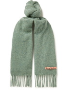 Acne Studios - Logo-Detailed Fringed Wool Scarf