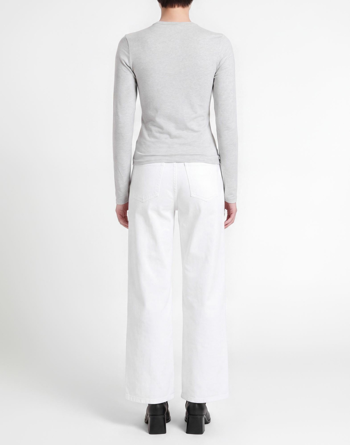 Skims Womens T-shirt Light in Grey