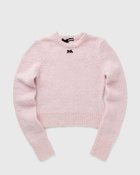 ROTATE Birger Christensen Cotton Knit Pullover pink Women