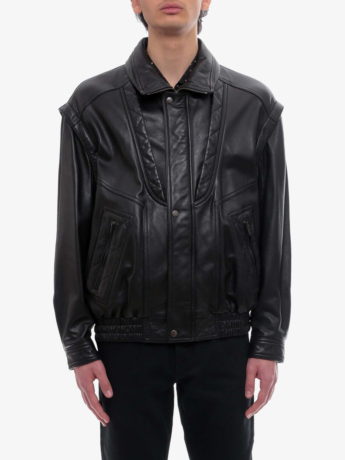 Saint Laurent Jacket Black Mens Saint Laurent