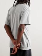 WTAPS - Logo-Embroidered Cotton-Jersey T-Shirt - Gray