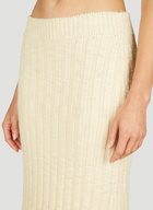 Jil Sander+ Wool Rib Midi Skirt