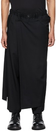 Yohji Yamamoto Black Wrap Pants