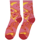 Sies Marjan Pink and Orange Rem Koolhaas Edition ColorWorld Socks