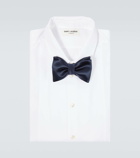 Brunello Cucinelli Cotton and silk satin bow tie