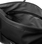 MISMO - Leather-Trimmed Nylon Holdall - Black