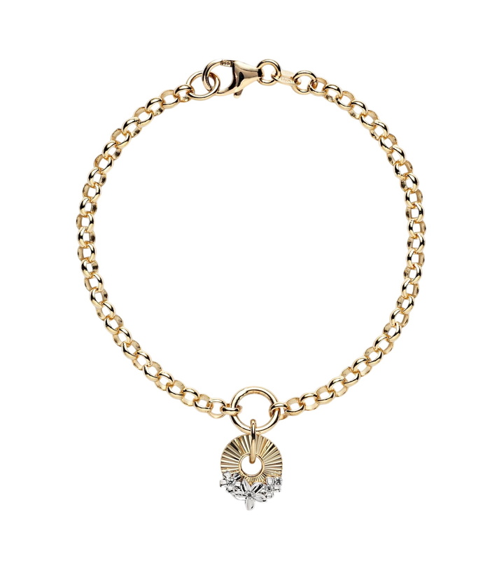 Photo: FoundRae Resilience 18kt gold chain bracelet with diamonds