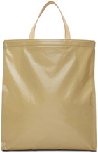 Acne Studios Beige Oilcloth Tote