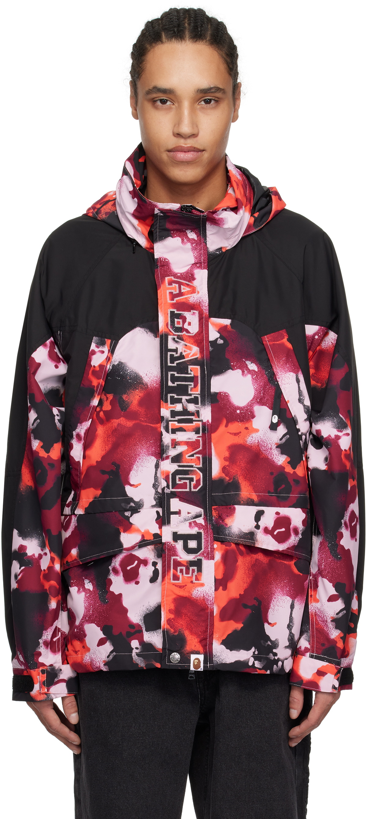 BAPE Purple Camo Snowboard Jacket A Bathing Ape
