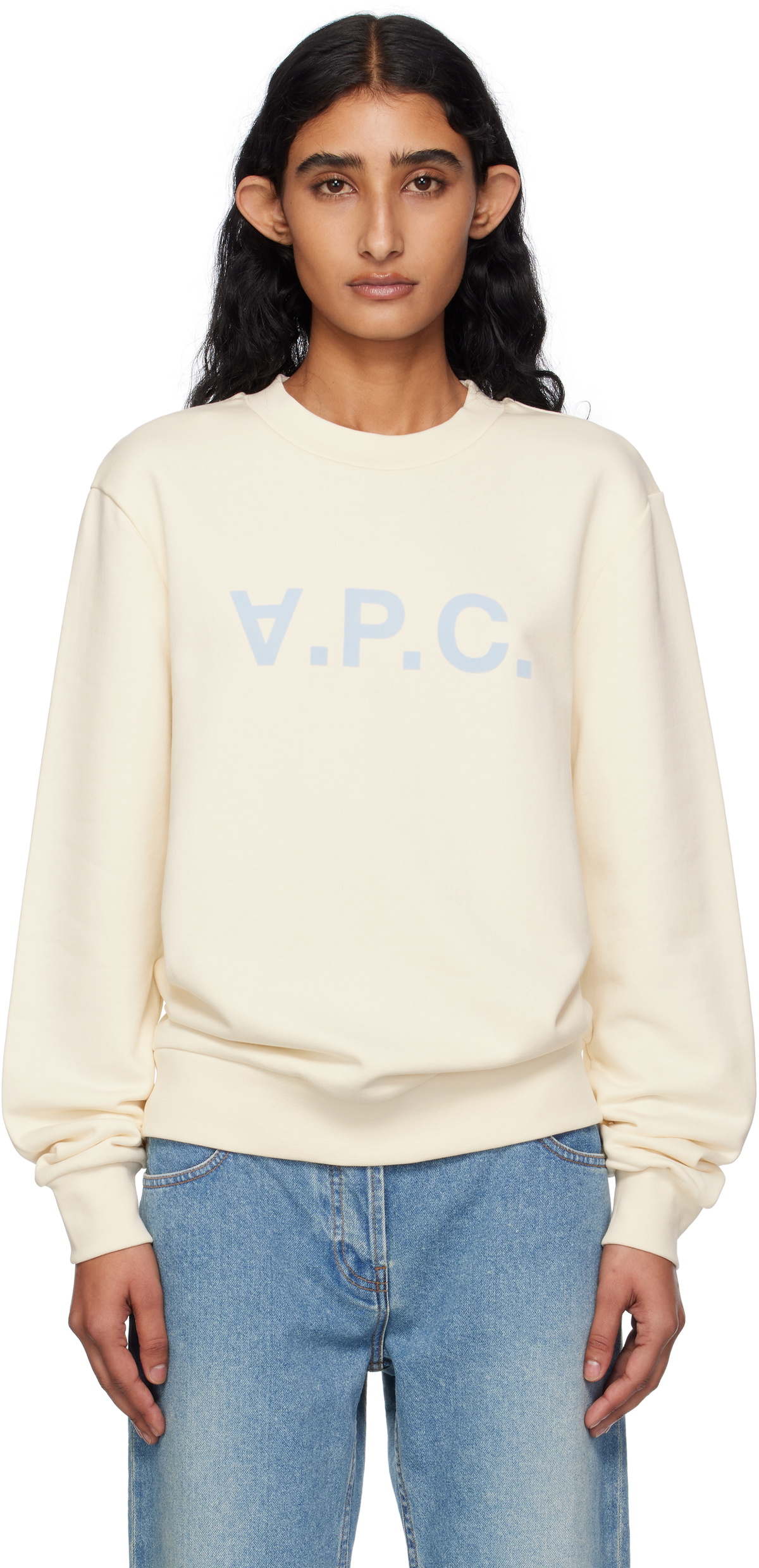 A.P.C. Off-White Standard Grand 'VPC' Sweatshirt A.P.C.
