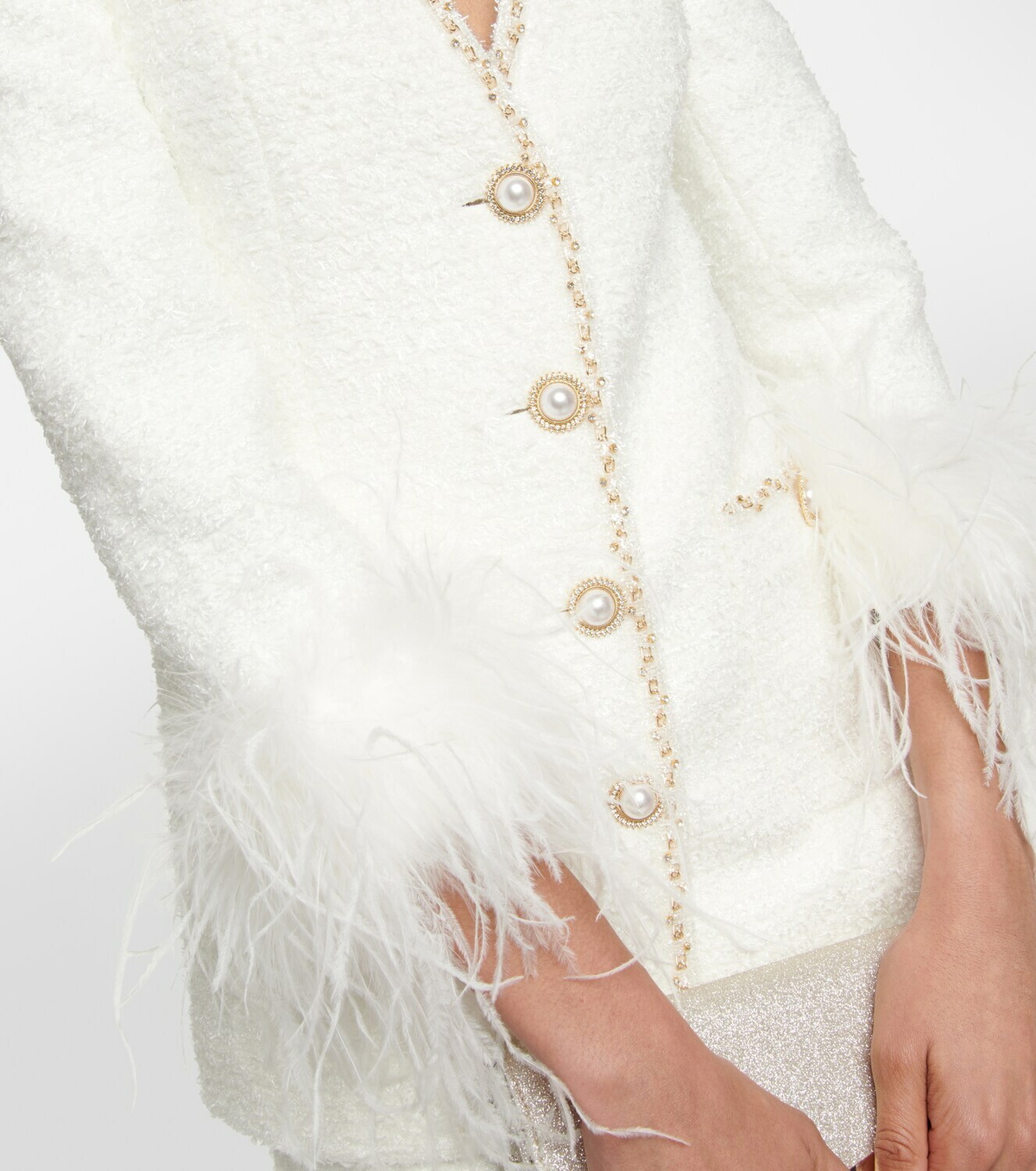 Rebecca Vallance Bridal The Departure bouclé blazer