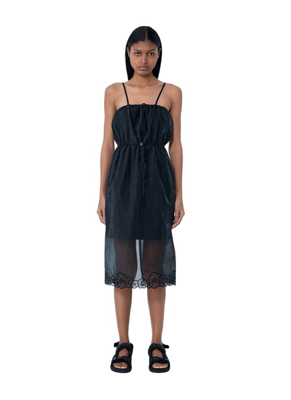Photo: Cecilie Bahnsen Sheer Overlay Midi Dress