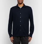 Rubinacci - Slim-Fit Cashmere Shirt - Men - Navy