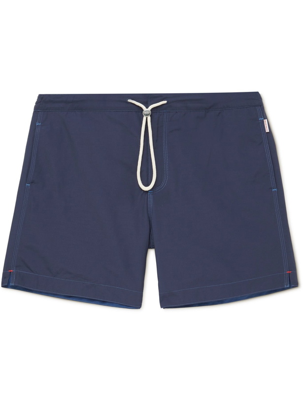 Photo: ORLEBAR BROWN - Mid-Length Shell Swim Shorts - Blue