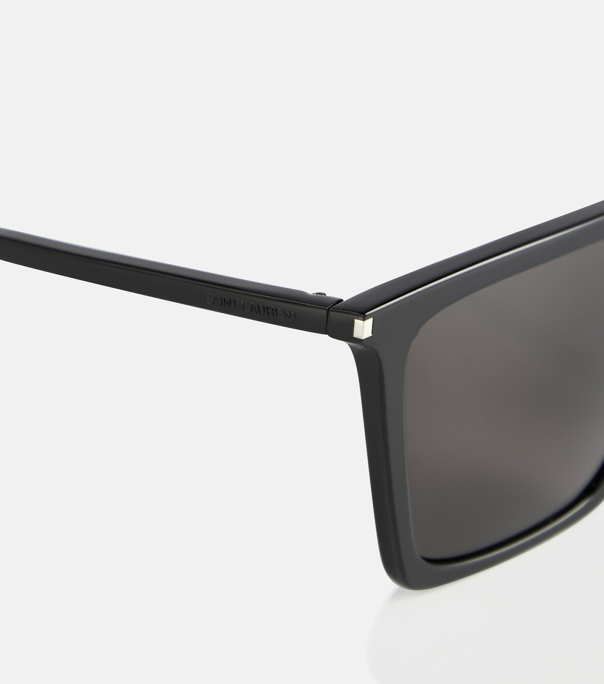 Saint Laurent SL474 006 Sunglasses Shiny Black Square Frame Saint Laurent SL 174 Sunglasses 001 Black / Grey Gradient  main image 3
