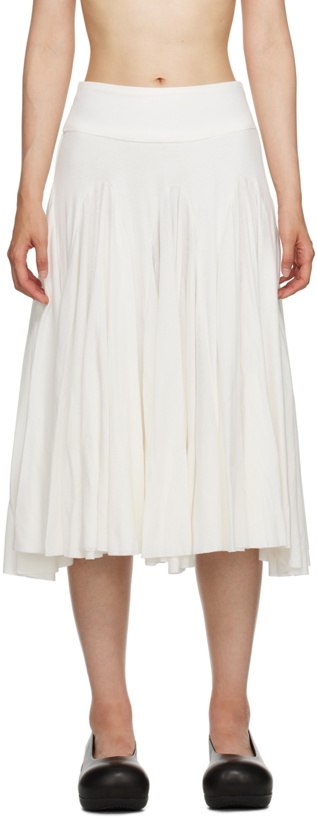 Photo: Edward Cuming White Paneled Skirt