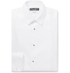 Dolce & Gabbana - White Slim-Fit Bib-Front Cotton-Poplin Tuxedo Shirt - Men - White