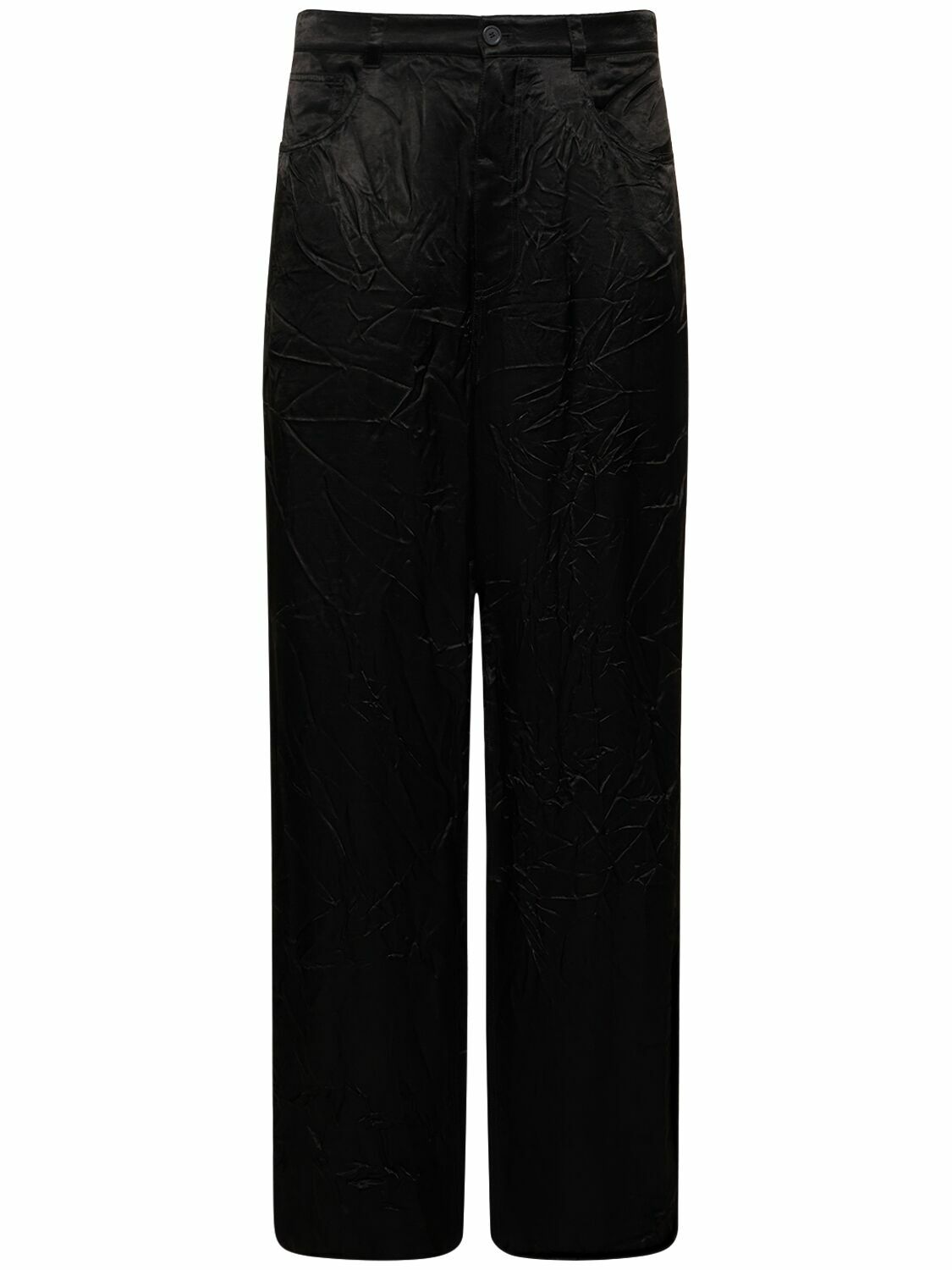 Balenciaga Women Black Viscose Palazzo Pant main image 1