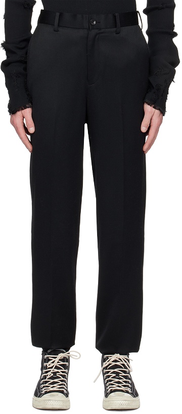 Photo: Doublet Black Toe Covered Trousers