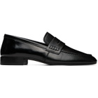 Dries Van Noten Black Leather Loafers