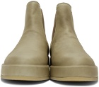 Fear of God Taupe Leather Wrapped Chelsea Boots