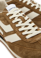 Tom Ford Mick Panelled Suede Sneakers Tan
