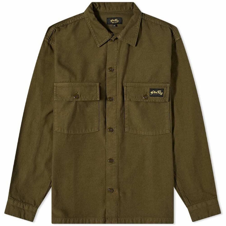 Photo: Stan Ray Men's CPO Overshirt in Olive Sateen