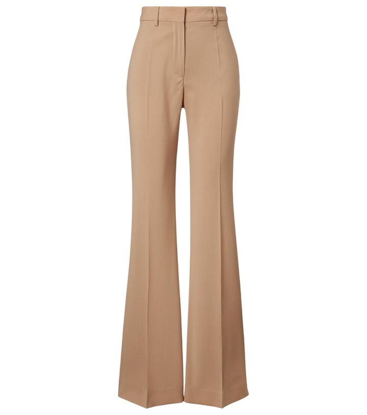 Photo: Sportmax Virgin wool flared pants