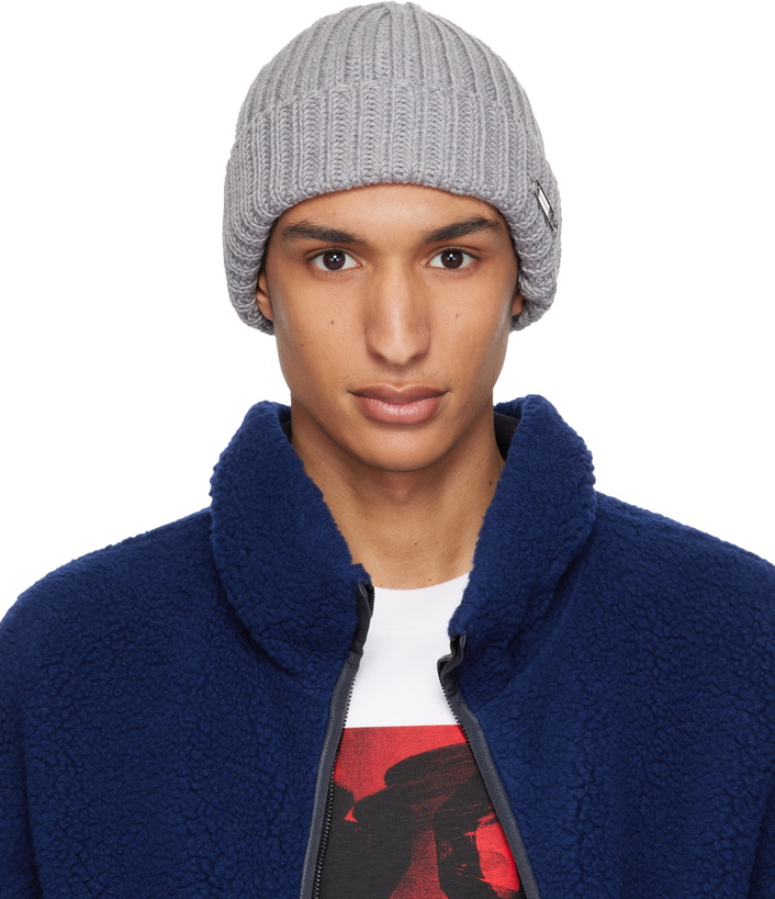 Photo: Givenchy Gray Safety Pin Beanie