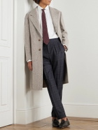 Brunello Cucinelli - Heringbone Woven Coat - Neutrals