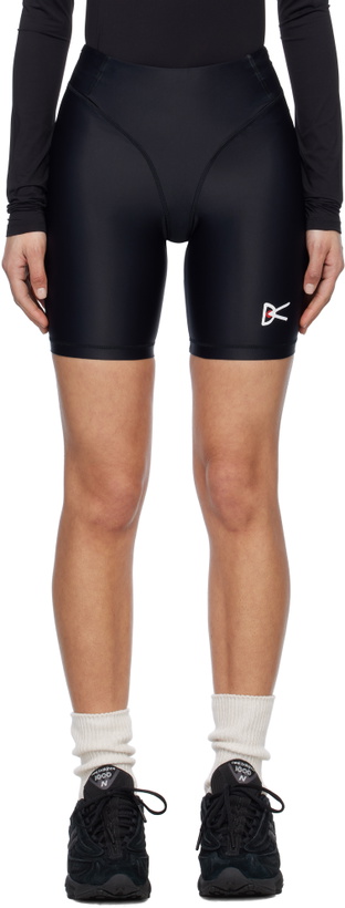 Photo: District Vision Black 7in Pocketed Half Tights Sport Shorts