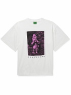 Small Talk - Printed Cotton-Jersey T-Shirt - White