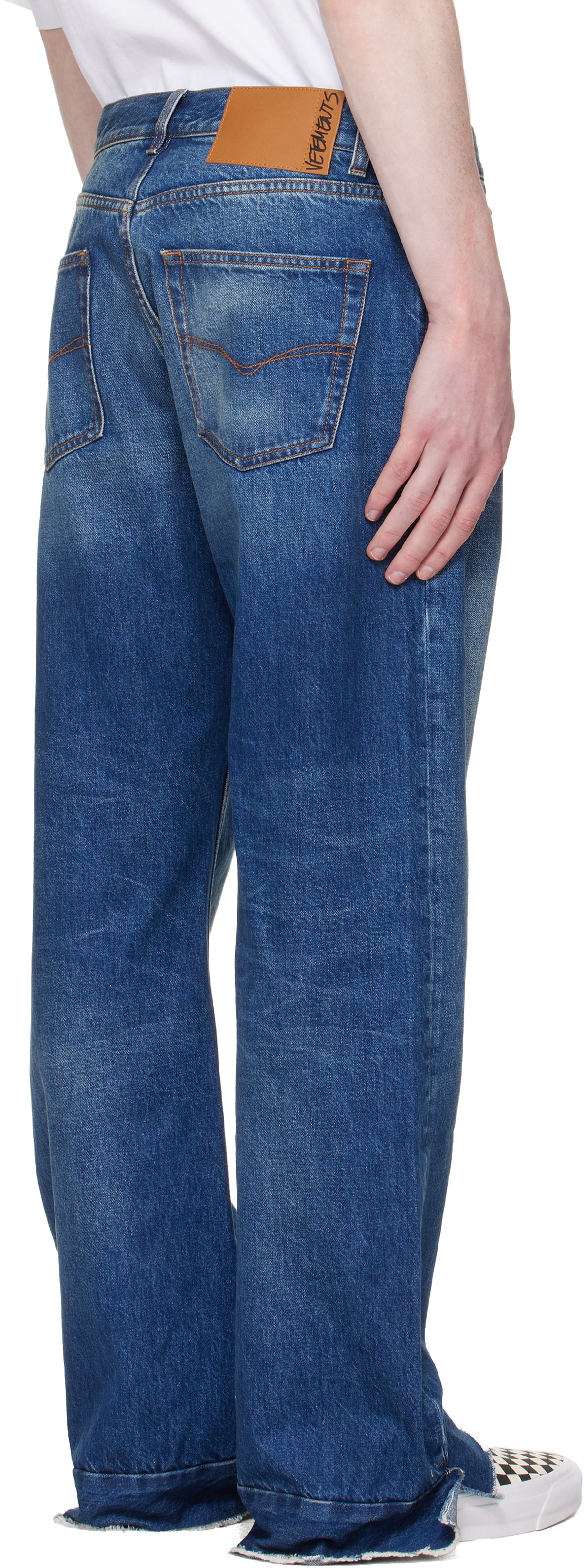 VETEMENTS Blue Bootcut Jeans