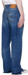 VETEMENTS Blue Bootcut Jeans