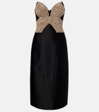 Costarellos Tala embellished cocktail dress