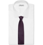 Ermenegildo Zegna - 8cm Silk-Jacquard Tie - Men - Dark purple
