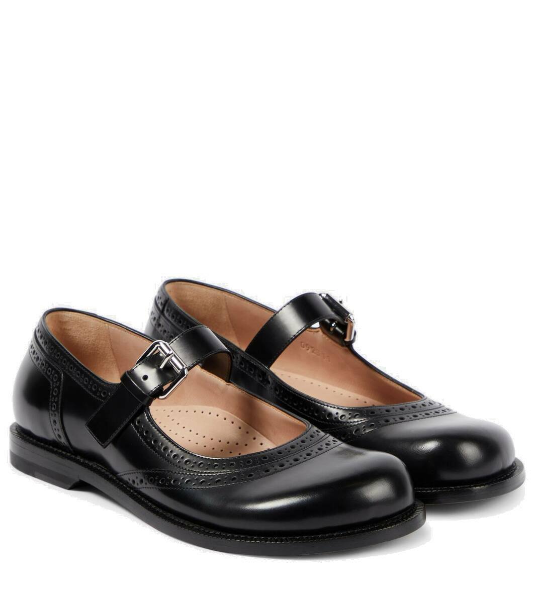 Loewe Campo leather Mary Jane flats Loewe