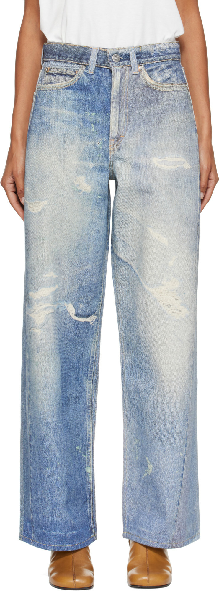 OUR LEGACY Blue Full Cut Jeans