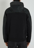 Givenchy Logo Hooded Cotton and Shell Windbreaker Jacket Black