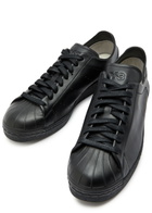 Y-3 X Adidas Superstar Leather Sneakers Black