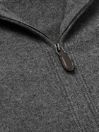 Loro Piana - Cashmere Zip-Up Hoodie - Gray