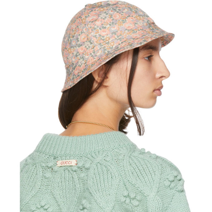 Gucci Kawaii Printed Bucket Hat in Pink - Gucci