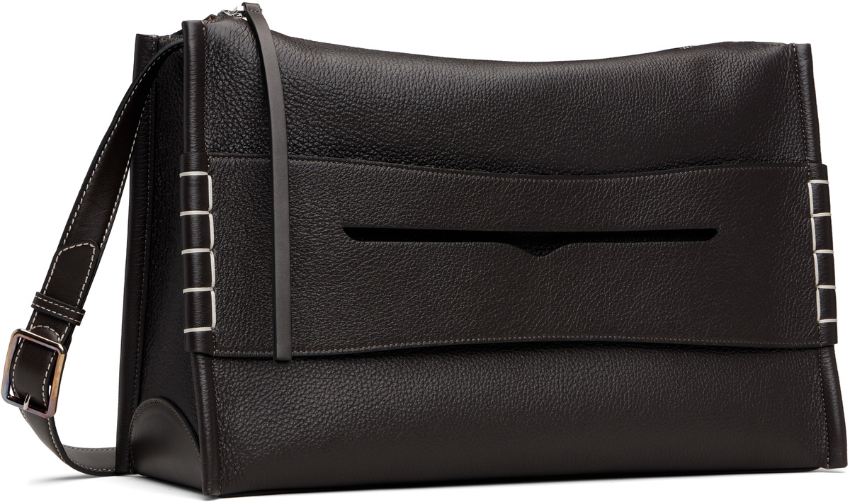JW Anderson Brown Messenger Loafer Bag