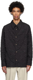 Andersson Bell Black Bubble Flower Shirt