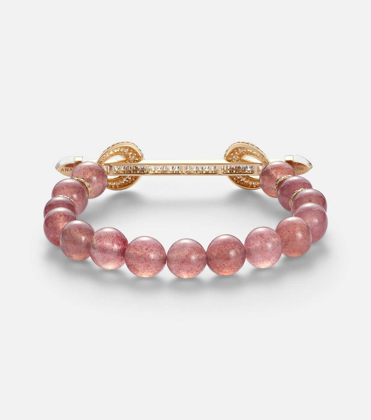Ananya Chakra 18kt gold bracelet with gemstones