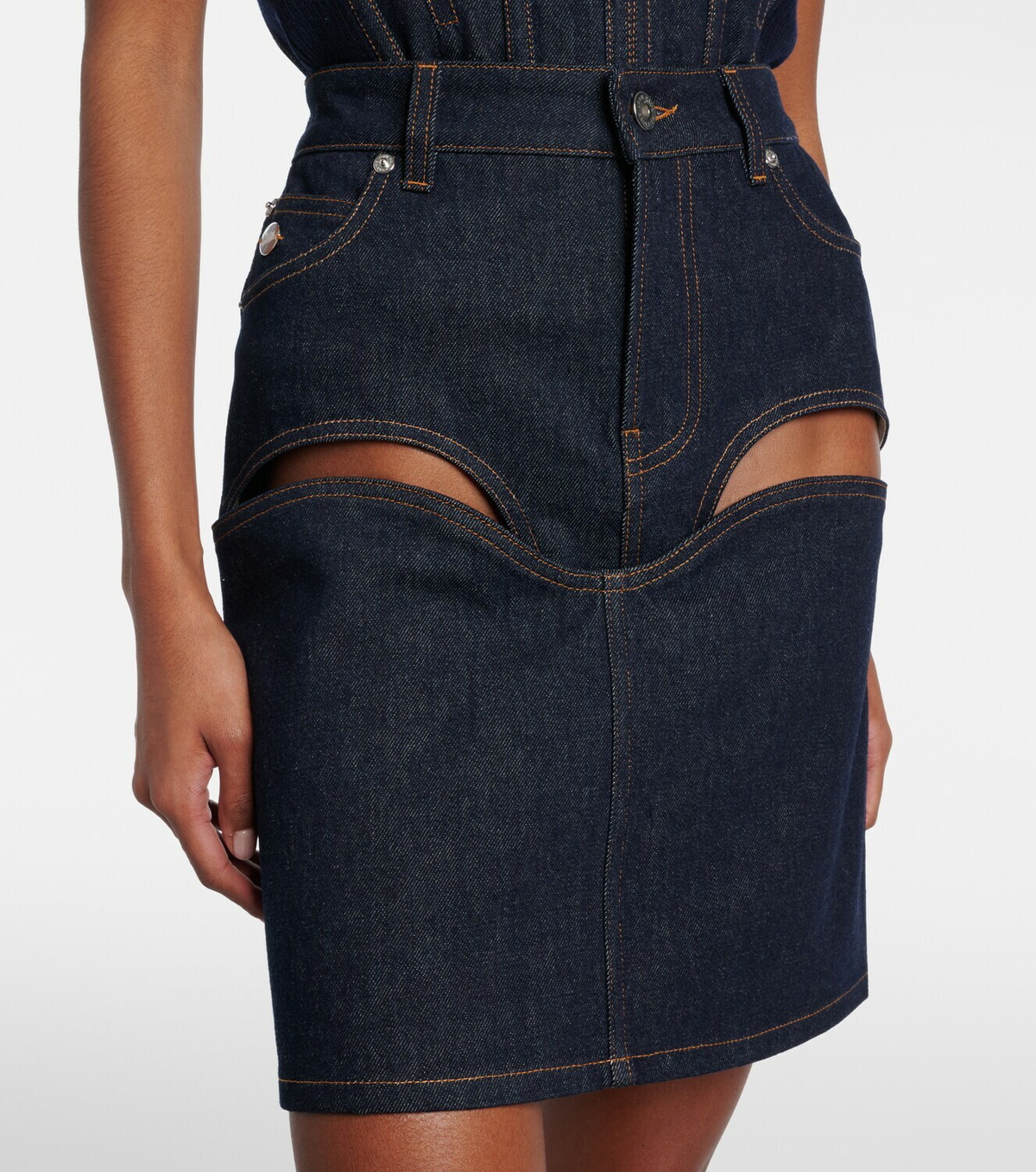 Jean Paul Gaultier Denim miniskirt