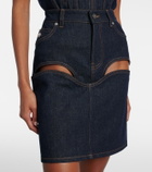 Jean Paul Gaultier Denim miniskirt