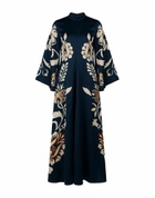La Doublej Womens Maxi dress in Navy